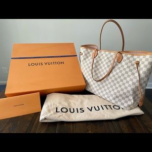 Louis Vuitton GM Neverfull - Damier Azur